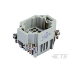 TE Connectivity Heavy Duty Power Connector Insert, 10A, Male, HDC HDD Series, 24 Contacts