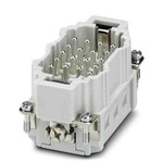 Phoenix Contact Heavy Duty Power Connector Module, 16A, Male, HC Series, 18 Contacts