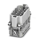 Phoenix Contact Heavy Duty Power Connector Module, 16A, Male, HC Series, 10 Contacts