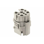 HARTING Heavy Duty Power Connector Module, 20A, Male, Han F+B Series, 4 Contacts