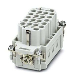 Phoenix Contact Heavy Duty Power Connector Insert, 16A, HC Series, 18 Contacts