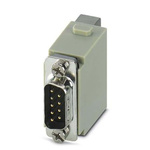 Phoenix Contact Heavy Duty Power Connector Module, 1A, Male, HC-M-DSUB-U Series, 9 Contacts