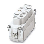 Phoenix Contact Heavy Duty Power Connector Insert, 16A, Female, HC Series, 12 Contacts