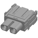 Amphenol Industrial Heavy Duty Power Connector Module, 40A, Female, Heavy Mate C146 Series, 2 Contacts