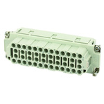 Amphenol Industrial Heavy Duty Power Connector Insert, 16A, Female, Heavy Mate C146 Series, 46 Contacts
