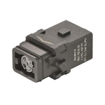HARTING Heavy Duty Power Connector Insert, 4A, Female, Han 1A Series, 4 Contacts