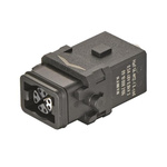HARTING Heavy Duty Power Connector Insert, 500mA, Female, Han 1A Series, 8 Contacts