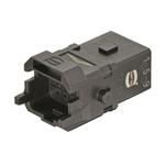 HARTING Heavy Duty Power Connector Insert, 6.5A, Male, Han 1A Series, 12 Contacts