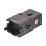 HARTING Heavy Duty Power Connector Insert, 6.5A, Male, Han 1A Series, 12 Contacts