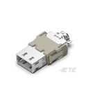 TE Connectivity Heavy Duty Power Connector, 2.2A, Male, HDC HMN Series, 32 Contacts