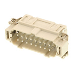 Molex Heavy Duty Power Connector Module, 16A, Male, 93601 Series, 16 Contacts