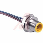 Connector; Receptacle; 4; 22 AWG; PG 9; 4 A; 250 V; Brass; Nickel Plated Brass