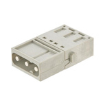 HARTING Heavy Duty Power Connector Module, 40A, Male, Han-Modular Series, 3 Contacts