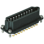 HARTING Heavy Duty Power Connector Insert, 10A, Male, STAF Series, 20 Contacts