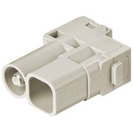 HARTING Heavy Duty Power Connector Module, 70A, Male, Han-Modular Series, 5 Contacts