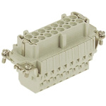 HARTING Heavy Duty Power Connector Insert, 16A, Female, HAN ESS Series, 16 Contacts