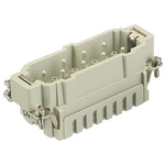 HARTING Heavy Duty Power Connector Insert, 16A, Male, Han Hv ES Series, 6 Contacts