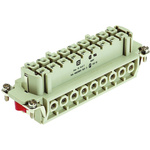 HARTING Heavy Duty Power Connector Insert, 16A, Female, Han Hv E Series, 16 Contacts