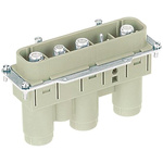 HARTING Heavy Duty Power Connector Insert, 200A, Male, HAN K, High Current Connectors Series, 3 Contacts