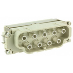 HARTING Heavy Duty Power Connector Insert, 100A, Male, Han-Com Series, 8 Contacts