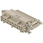 HARTING Heavy Duty Power Connector Insert, 16A, Female, Han E Series, 24 Contacts