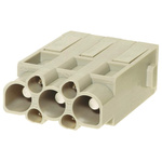 HARTING Heavy Duty Power Connector Module, 40A, Male, Han-Modular Series, 3 Contacts