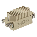 HARTING Heavy Duty Power Connector Insert, 16A, Female, Han EEE HMC Series, 40 Contacts