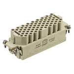 HARTING Heavy Duty Power Connector Insert, 16A, Female, Han EEE HMC Series, 64 Contacts