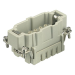 HARTING Heavy Duty Power Connector Insert, 16A, Male, Han E HMC Series, 10 Contacts