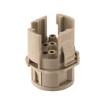 HARTING Heavy Duty Power Connector Insert, 16A, Male, Han F+B Series, 4+4 Contacts