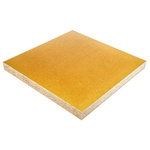 Brown Plastic Sheet, 285mm x 285mm x 25mm, Phenolic Resin, Weave Cotton