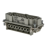 Epic Contact Connector Insert, 16 Way, 16A, Male, H-BE, Cable Mount, 600 V