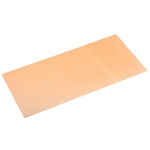 Brown Plastic Sheet, 590mm x 285mm x 2mm, Phenolic Resin, Weave Cotton