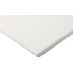 White Plastic Sheet, 600mm x 300mm x 10mm