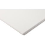 White Plastic Sheet, 600mm x 300mm x 16mm