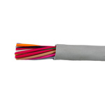 Alpha Wire EcoCable Mini Control Cable, 20 Cores, 0.24 mm², DEF STAN, Unscreened, 30m, Grey mPPE Sheath, 24 AWG