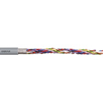 Igus chainflex CF211.PUR Data Cable, 16 Cores, 0.25 mm², Screened, 25m, Grey PUR Sheath, 24 AWG