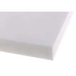 White Plastic Sheet, 300mm x 300mm x 25mm