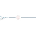 CAE Multimedia Connect MPI22A Control Cable, 5 Cores, 0.22 mm², Screened, 5 x 2 x 0.22mm, Grey PVC Sheath