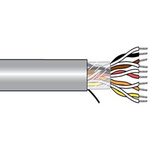 Alpha Wire M13127 Control Cable, 27 Cores, 0.34 mm², Screened, 1000ft, Grey PVC Sheath, 22 AWG