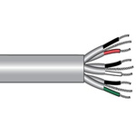 Alpha Wire 6056C Control Cable, 4 Cores, 0.75 mm², Screened, 1000ft, Grey PVC Sheath, 18 AWG