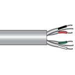 Alpha Wire 6072C Control Cable, 3 Cores, 0.75 mm², Unscreened, 1000ft, Grey PVC Sheath, 18 AWG