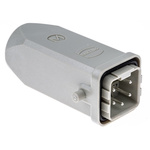 HARTING Quick Lock Connector Set, 4 Way, 10A, Male, Han A, 230 → 400 V