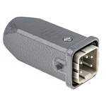 HARTING Connector Set, 4 + PE Way, 10A, Male, Han A, 230 → 400 V