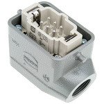 HARTING Connector Set, 6 Way, 16A, Male, Han E, 500 V