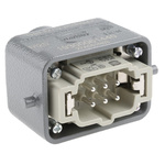 HARTING Connector Set, 6 Way, 16A, Male, Han E, 500 V