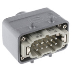 HARTING Connector Set, 10 Way, 16A, Male, Han E, 500 V
