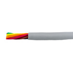 Alpha Wire EcoCable Mini Control Cable, 6 Cores, 0.61 mm², ECO, Unscreened, 30m, Grey mPPE Sheath, 20 AWG