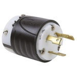PASS & SEYMOUR USA Mains Plug & Socket NEMA L5 - 30P, 30A, Cable Mount, 125 V ac