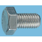 Zinc plated & clear Passivated Steel Hex M4 x 20mm Set Screw